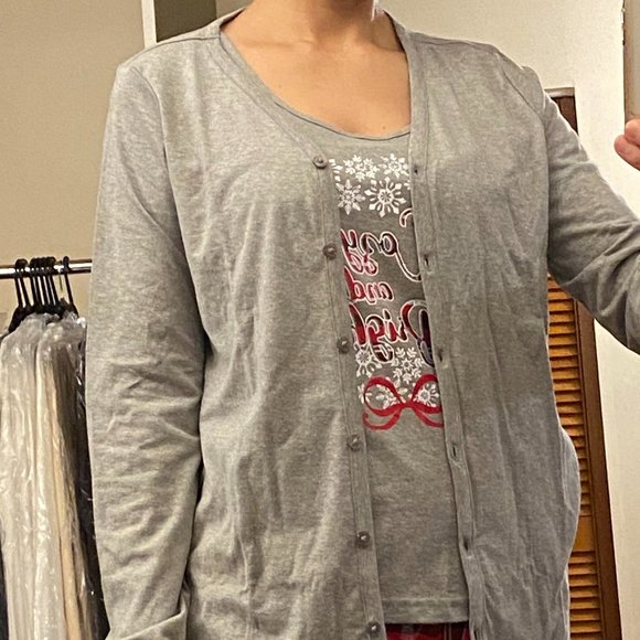 3 Piece Cardigan Pajama Set (Kim Rogers®) - Picture 4 of 4